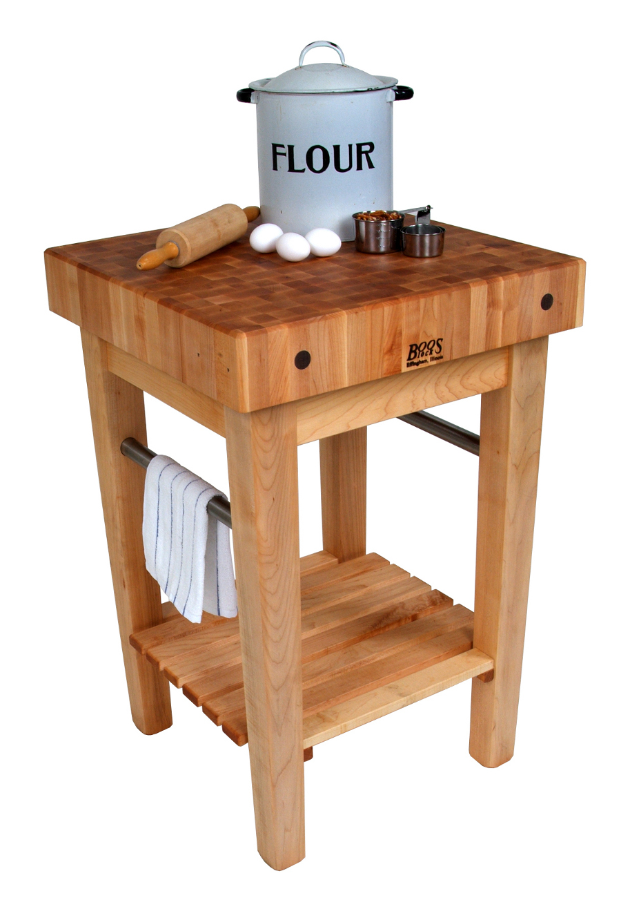 John Boos Pro Prep Butcher Block Prep Station